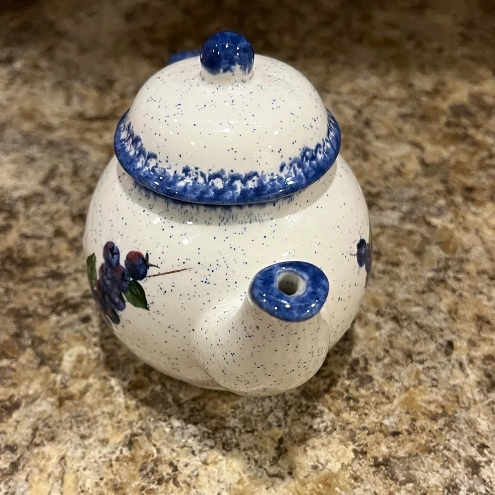 Mini Blueberry Individual Teapot Made in Maine